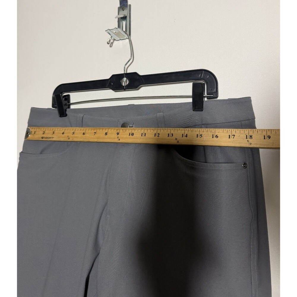 Lululemon Pants Mens 35  ABC Slim-Fit 5 Pocket Pant Gray Warpstreme 35X28 - Picture 9 of 11